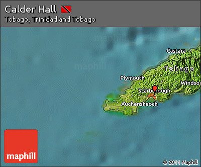 Satellite 3D Map of Calder Hall