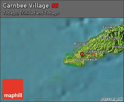 Satellite 3D Map of Carnbee Village