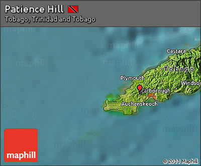 Satellite 3D Map of Patience Hill