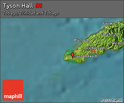 Satellite 3D Map of Tyson Hall