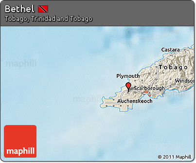 Shaded Relief 3D Map of Bethel