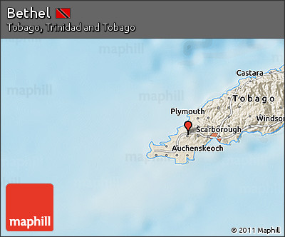 Shaded Relief 3D Map of Bethel