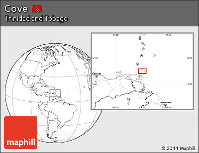 Blank Location Map of Cove