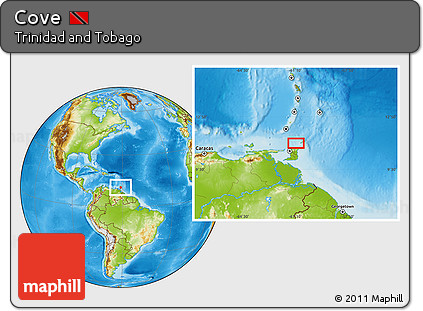 Physical Location Map of Cove