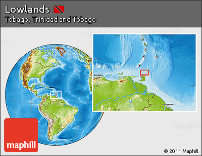 Physical Location Map of Lowlands