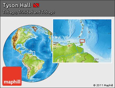 Physical Location Map of Tyson Hall