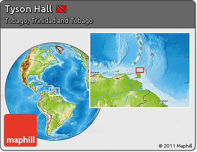 Physical Location Map of Tyson Hall