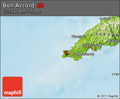 Physical Map of Bon Accord