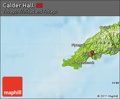 Physical Map of Calder Hall