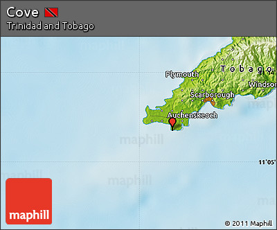 Physical Map of Cove