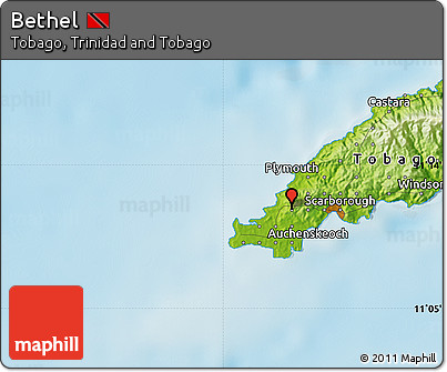 Physical Map of Bethel