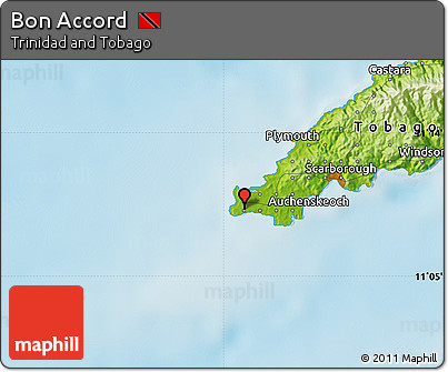 Physical Map of Bon Accord