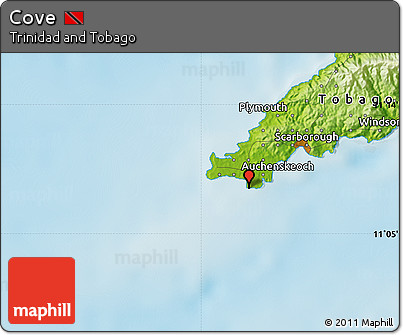 Physical Map of Cove