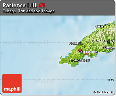 Physical Map of Patience Hill