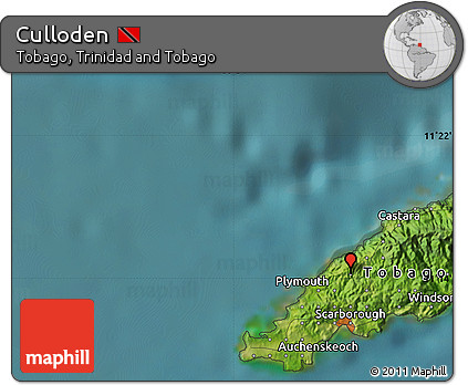 Satellite Map of Culloden