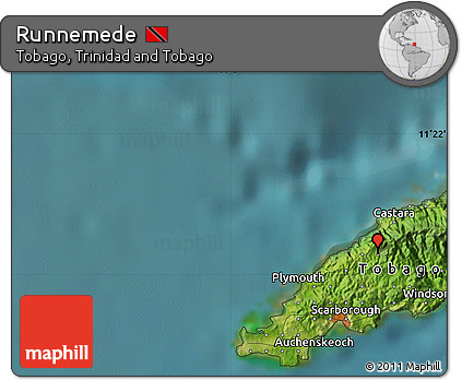 Satellite Map of Runnemede