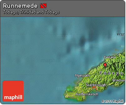 Satellite Map of Runnemede