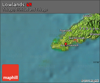 Satellite Map of Lowlands