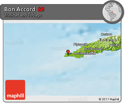Physical Panoramic Map of Bon Accord