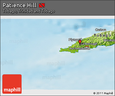 Physical Panoramic Map of Patience Hill
