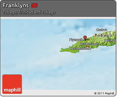 Physical Panoramic Map of Franklyns