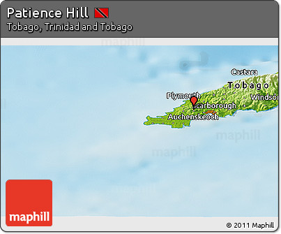 Physical Panoramic Map of Patience Hill