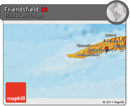 Political Panoramic Map of Friendsfield