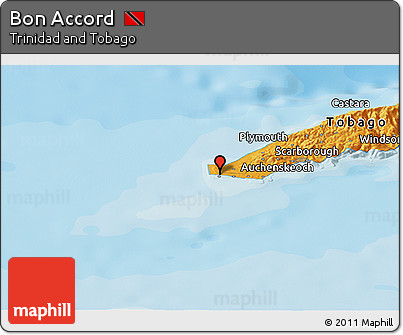 Political Panoramic Map of Bon Accord