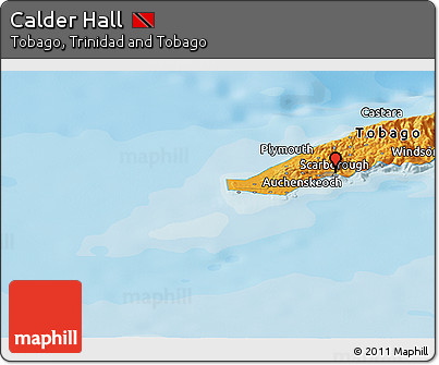 Political Panoramic Map of Calder Hall