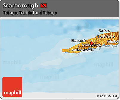 Political Panoramic Map of Scarborough