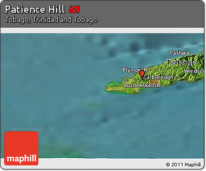 Satellite Panoramic Map of Patience Hill