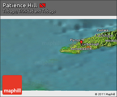 Satellite Panoramic Map of Patience Hill