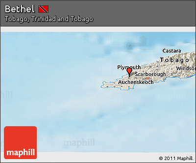 Shaded Relief Panoramic Map of Bethel