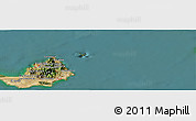 Satellite Panoramic Map of Piedras Negras