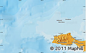 Political Map of the area around 11° 9' 41" N, 64° 31' 30" W