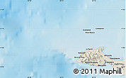 Shaded Relief Map of the area around 11° 9' 41" N, 64° 31' 30" W