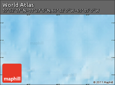 Physical Map of the Area around 11° 9' 41" N, 66° 13' 29" W