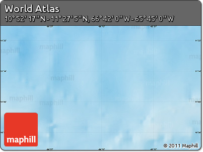 Physical Map of the Area around 11° 9' 41" N, 66° 13' 29" W