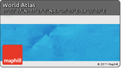 Physical Panoramic Map of the Area around 11° 9' 41" N, 68° 4' 29" E