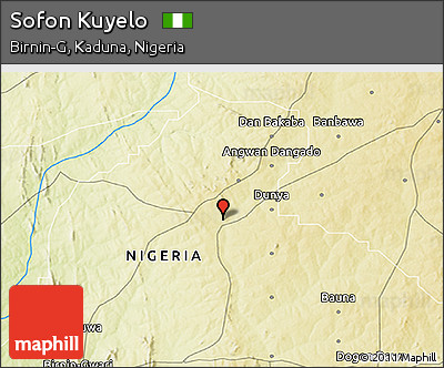 Physical 3D Map of Sofon Kuyelo