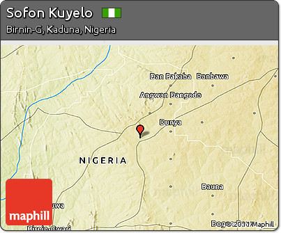 Physical 3D Map of Sofon Kuyelo