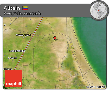 Satellite Map of Alitain