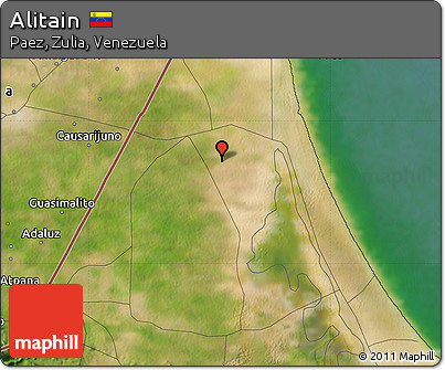Satellite Map of Alitain