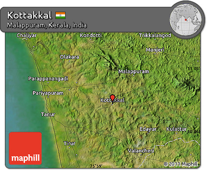 Satellite Map of Kottakkal