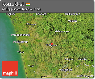 Satellite Map of Kottakkal