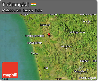 Satellite Map of Tirūrangādi