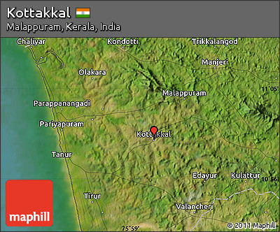 Satellite Map of Kottakkal