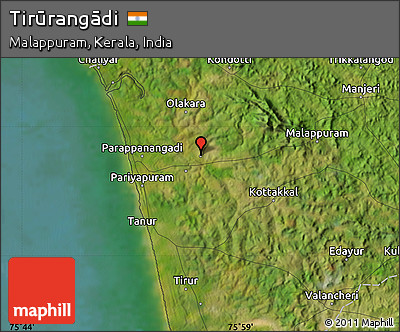 Satellite Map of Tirūrangādi