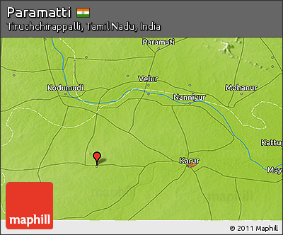 Physical 3D Map of Paramatti