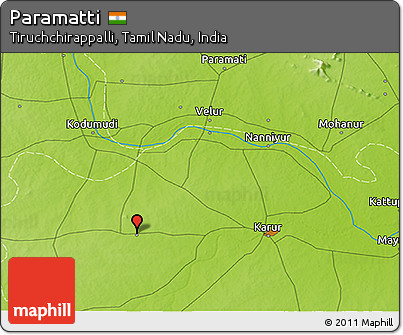 Physical 3D Map of Paramatti